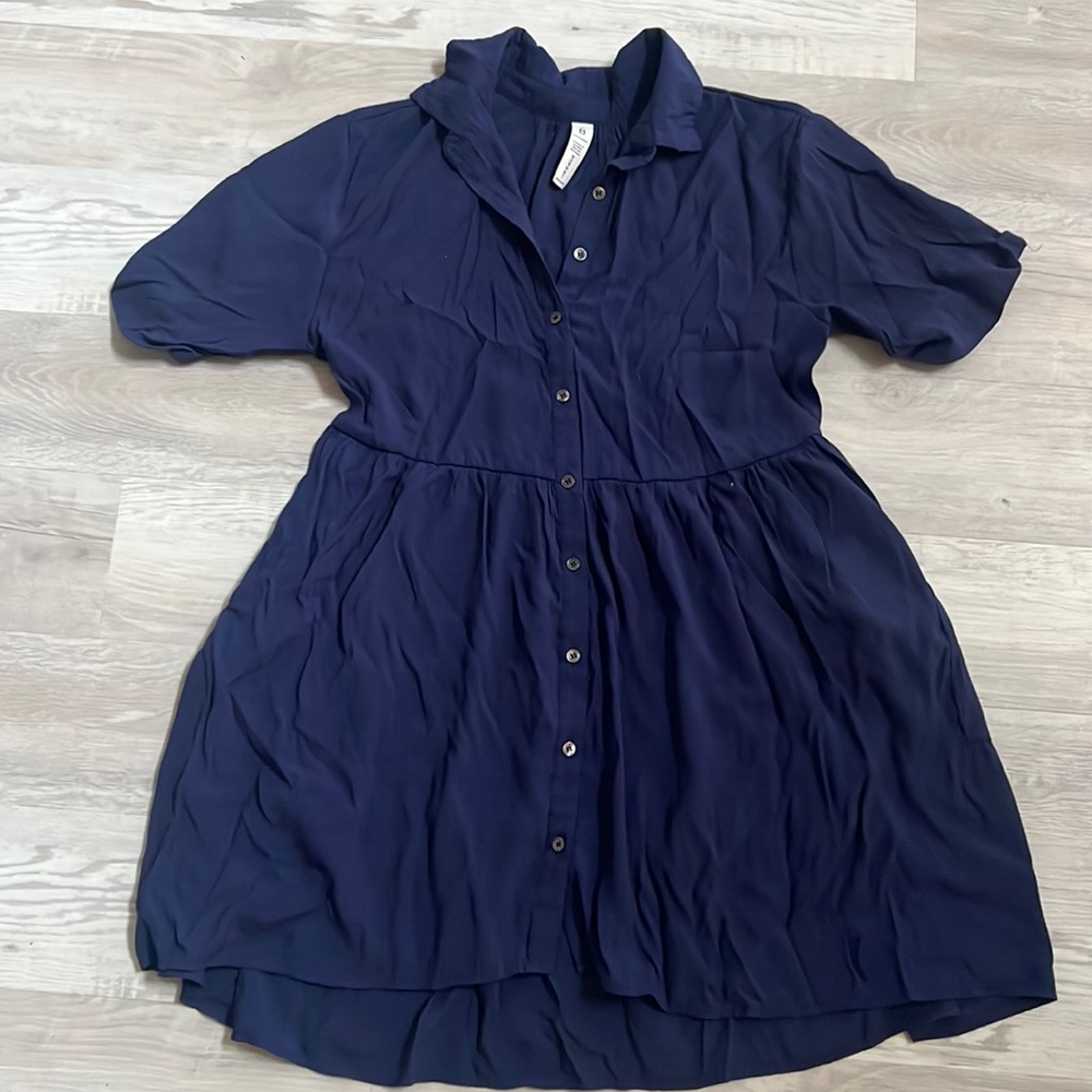 Women’s Navy Blue Flowy Casual Dress